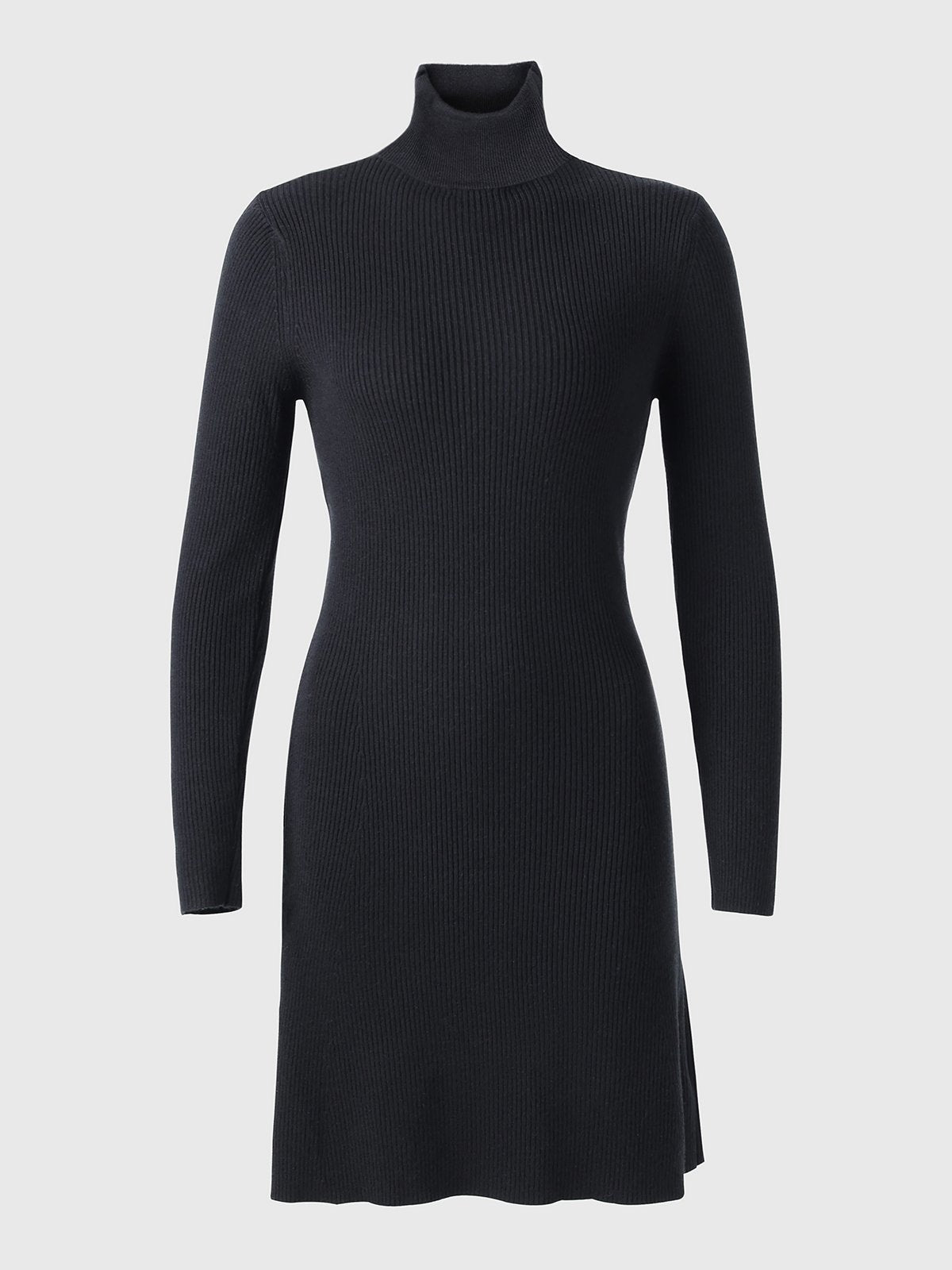 Mock-Neck Knit Bodycon Dress